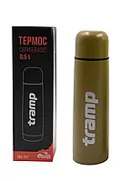 Термос питної 0,5 л Tramp Basic хакі TRC-111-khaki Туристичний термос для гарячих і холодних напоїв