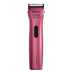 Професійна машинка для стрижки тварин Wahl Super Groom Pink  (1872-0463)