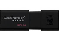 Флеш-пам`ять 64GB "Kingston" DT 100 G3 USB3.0 black №1726