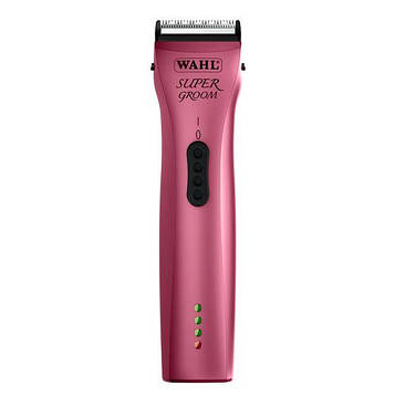 Професійна машинка для стрижки тварин Wahl Super Groom Pink  (1872-0463)
