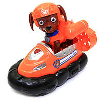 Набір «Цуценята рятувальники» Зуму зі значком та транспортом світло звук 18*17*9 см (7780), фото 2