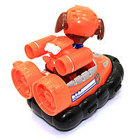 Набір «Цуценята рятувальники» Зуму зі значком та транспортом світло звук 18*17*9 см (7780), фото 3