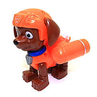 Набір «Цуценята рятувальники» Зуму зі значком та транспортом світло звук 18*17*9 см (7780), фото 4