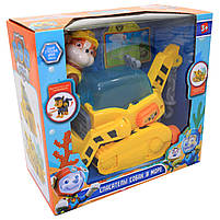 Набір «Цуценята рятувальники» Кріпака зі значком та транспортом світло звук 19*20*11 см (7718), фото 3