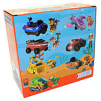 Набір «Цуценята рятувальники» Кріпака зі значком та транспортом світло звук 19*20*11 см (7718), фото 4