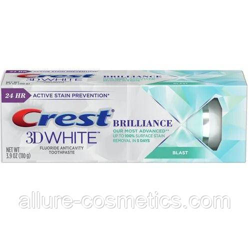 Відбілююча зубна паста Crest 3D White Brilliance Blast Whitening Toothpaste Energizing Mint