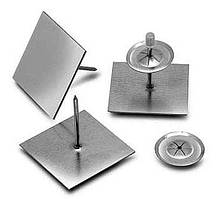 Цвях самоклеючий з притиском 51мм для мінвати /упак 100шт