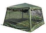 Намет Шатер Бесідка 2 входи посилений каркас 320х320 висота 245 см, фото 8