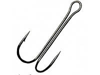 Крючок-двойник Kumho Craft Hook KH-11040 LONG DOUBLE HOOK № 1 длин. цевье (5шт.) black nickel