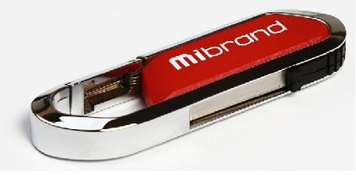 Флеш-пам`ять 32GB "Mibrand" Aligator USB2.0 dark red №0228