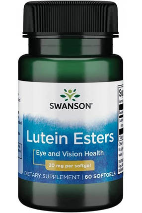 Лютеїн Swanson Lutein Esters 20 мг 60 капс. (уцінка термін по 11.22), фото 1