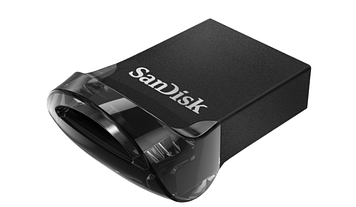 Флеш-пам`ять 64GB "SanDisk Ultra Fit" 130Mb/s USB3.1 black №3730