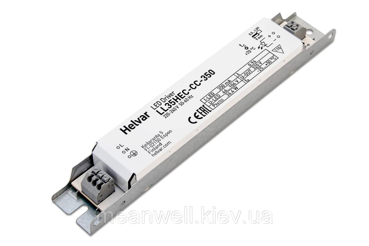 LL35HEC-CC-350 Helvar драйвер для світлодіодів, LED drivers 36.4 W, 46 - 104 VDC, 350 mA