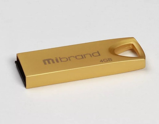 Флеш-пам`ять 4GB "Mibrand" Taipan USB2.0 gold №1372