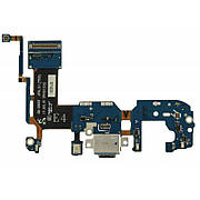 Плата нижня з мікрофоном Samsung S8 Plus SM-G955F сервісний оригінал із розбирання