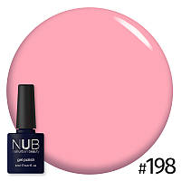 Гель-лак NUB 198 (розовый Барби, эмаль), 8 мл