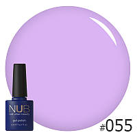 Гель-лак NUB 055 (светло-фиолетовый, эмаль), 8 мл