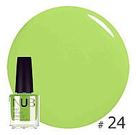 Лак для ногтей NUB 024 Green Apple, 14мл