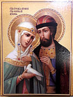 Икона Святые Петр и Феврония