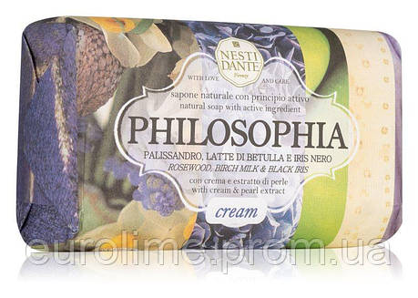 Натуральне мило Nesti Dante Philosophia з кремом і екстрактом перлів (поживний і просвітлювальний) 250 грамів, фото 2
