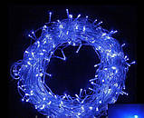 Електрична гірлянда новорічна Multi Function 3х2 м синя водоспад штора завіса зорепад LED синє світло, фото 6