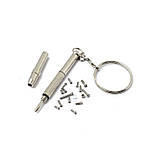 Набір гвинтів, гайок, шайб і трансформованого винтокрута для ремонту окулярів, годинників, 1000 шт., фото 2