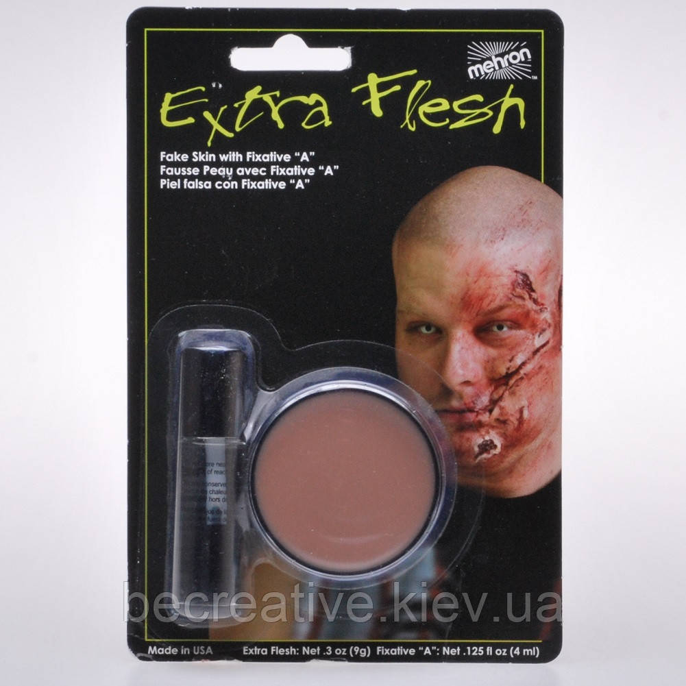 Віск для гриму Mehron Extra Flesh в комплекті з фіксатором