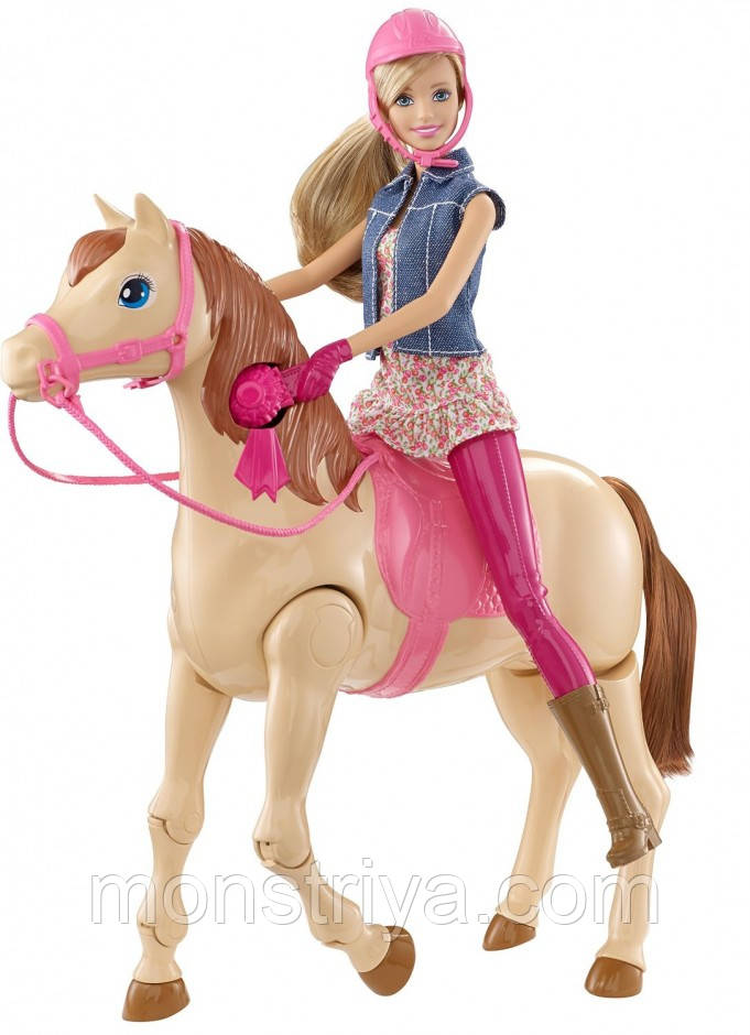 Лялька Барбі і кінь,їзда верхи Barbie