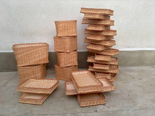 Плетені короби/лотки з лози. Будь-яких розмірів ‼️, фото 1