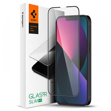 Захисне скло Spigen для iPhone 16e / 14 / 13 / 13 Pro - Glas.tR AlignMaster (1шт) Black (AGL03392)