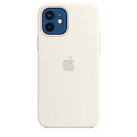Чехол Full Silicone Case для iPhone 12 / 12 Pro White (силиконовый чехол белый силикон кейс на айфон 12 про)