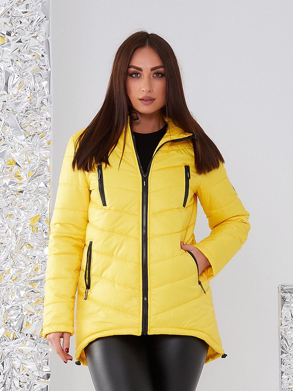 Куртка парку (арт. 300) Батал Жовтий