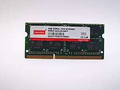 Оперативна пам'ять для ноутбука SODIMM Innodisk DDR3L 4Gb 1333MHz PC3L-10600S (M3SW-4GSJDLN9-F) Б/В