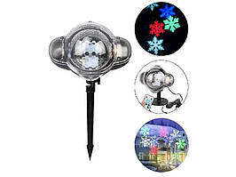 Новорічний вуличний лазерний проєктор Космос