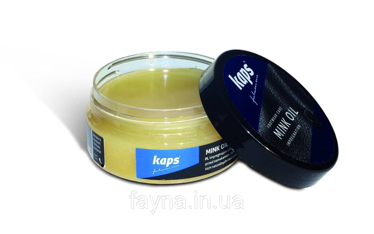 Норковий жир для захисту взуття Kaps Mink Oil 100 мл