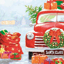 Серветка ТМ "La Fleur" 33x33, 2шари, 16шт, "Авто Санти"