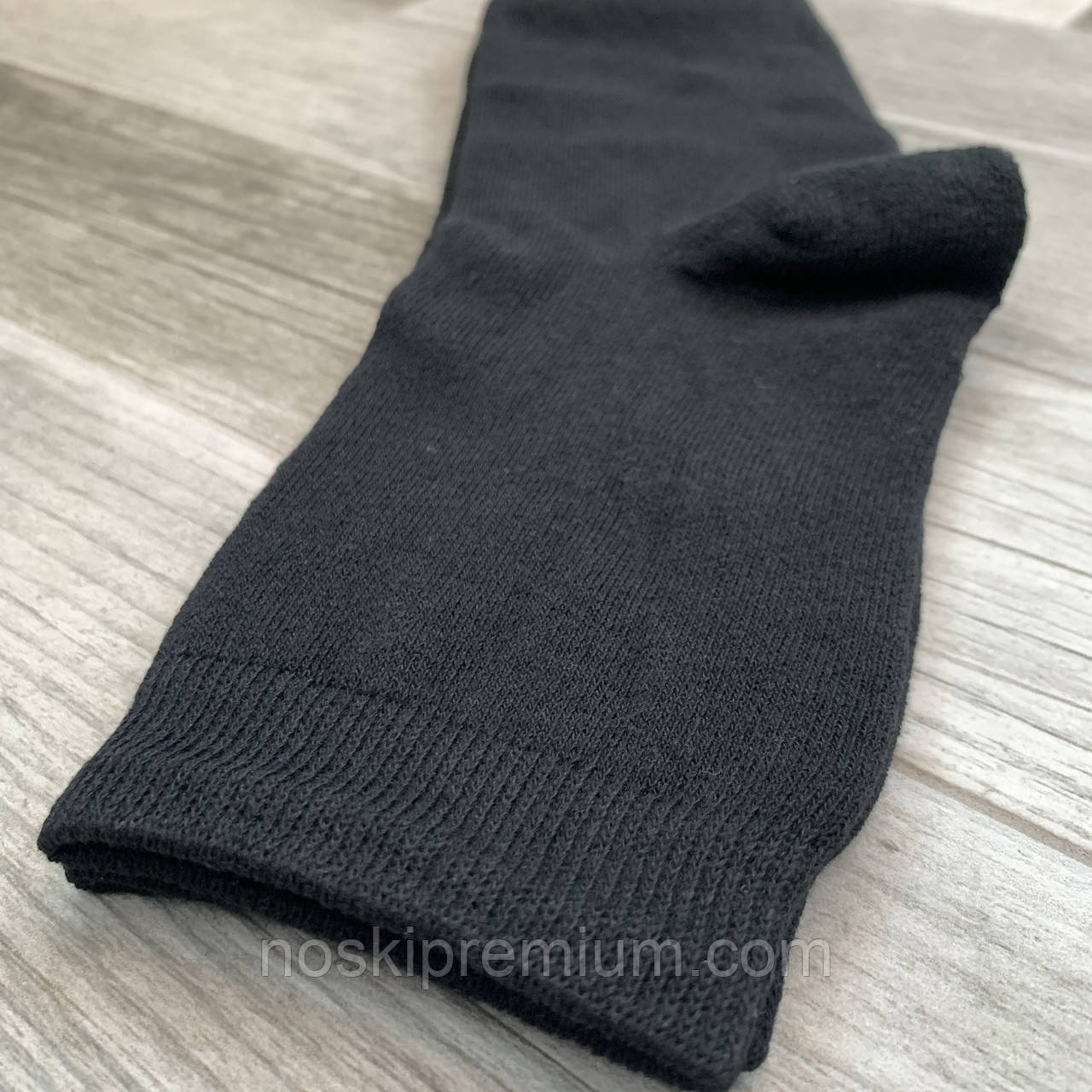 Носки мужские махровые хлопок 100% Житомир, размер 25-27, чёрные, 0454 - фото 3 - id-p1520261630