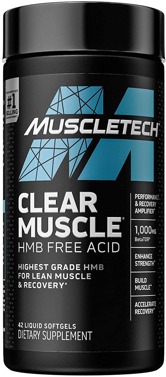 Muscletech Clear Muscle Post Workout Muscle Recovery Supplement 42 гелеві капсули