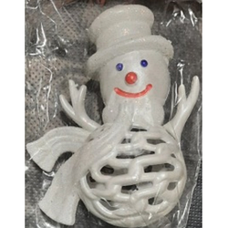 Сніговик пластиковий 10 см мікс, 1/1000