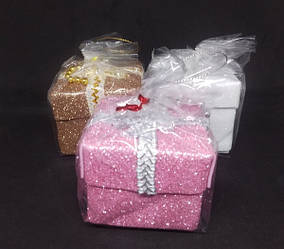 Прикраса новорічна "Подарункова коробка" асортимент