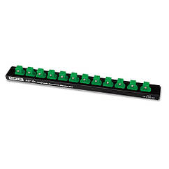 Планка кріплення головок магнітна 1/2"*260*10PCS TOPTUL PBKB4B2610