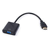 Кабель-переходник HDMI 1080p type A to VGA без AUX выхода