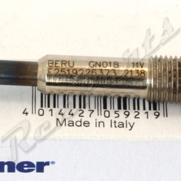 Свеча накаливания Renault Duster дизель - 1.5dci мотор K9K GN018