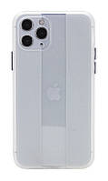 Чехол-накладка TPU Glossy Line Full для iPhone 11 Pro Max 6.5" Белый матовый (158428)