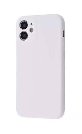 Чохол-накладка Baseus Liquid Silica Gel Protective Case для iPhone 12 6.1" Білий (273317), фото 1