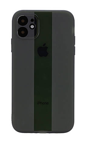 Чохол-накладка TPU Glossy Line Full Camera для iPhone 12 6.1" Чорний (158497), фото 1