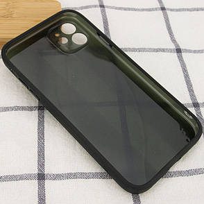 Чохол-накладка TPU Glossy Line Full Camera для iPhone 12 6.1" Чорний (158497), фото 4