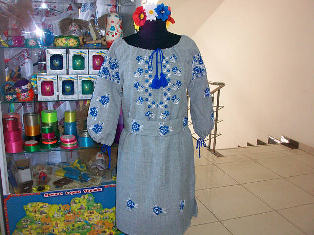 Нарядна вишита сукня, фото 2