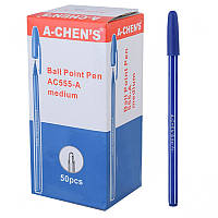 Ручка шариковая Aihao 555-А синяя