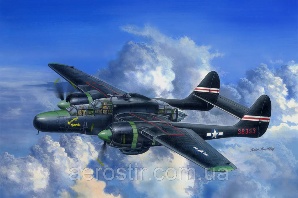 P-61C 'Blak Widow' 1\48 HOBBY BOSS 81732, фото 1